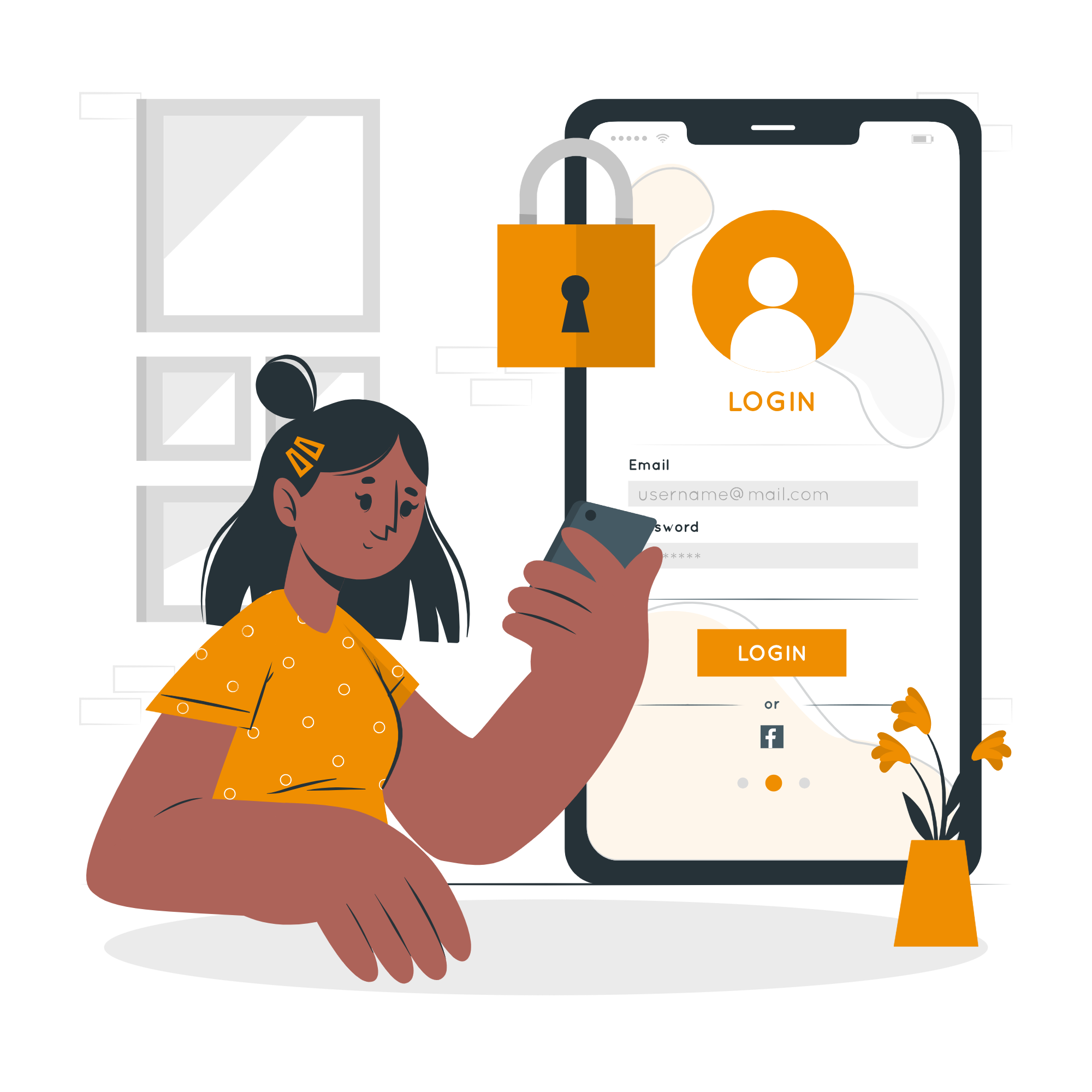 Login Illustration